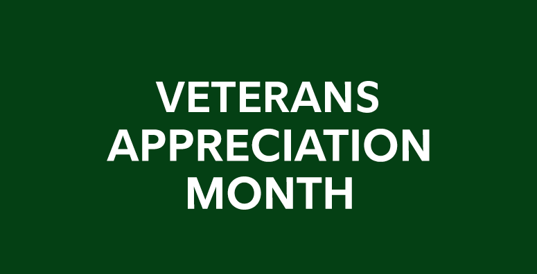 VETERANS APPRECIATION MONTH VETERANS APPRECIATION MONTH